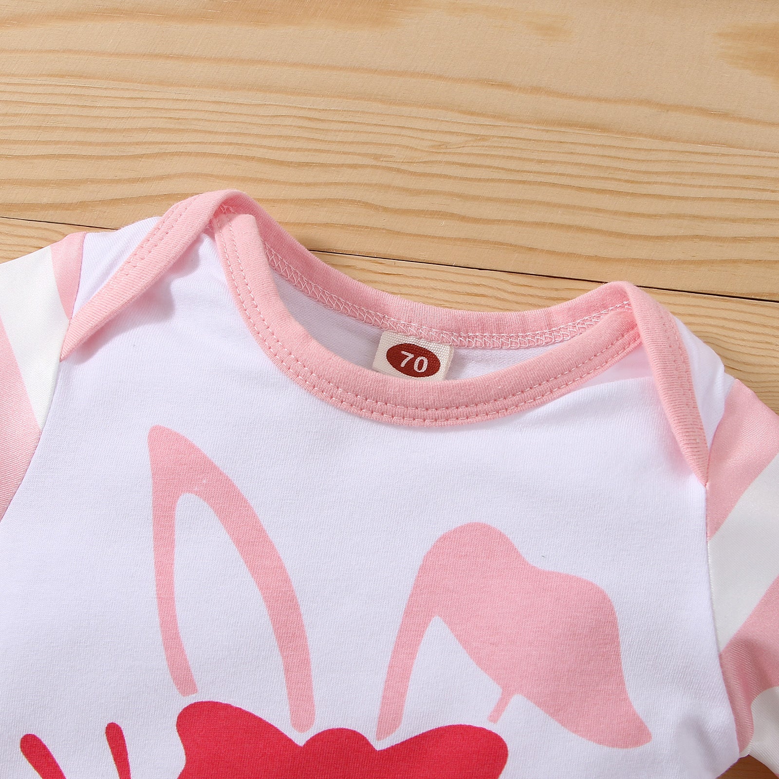 Easter Baby Long Sleeve Harley Romper With Hat Sets 2 Pcs