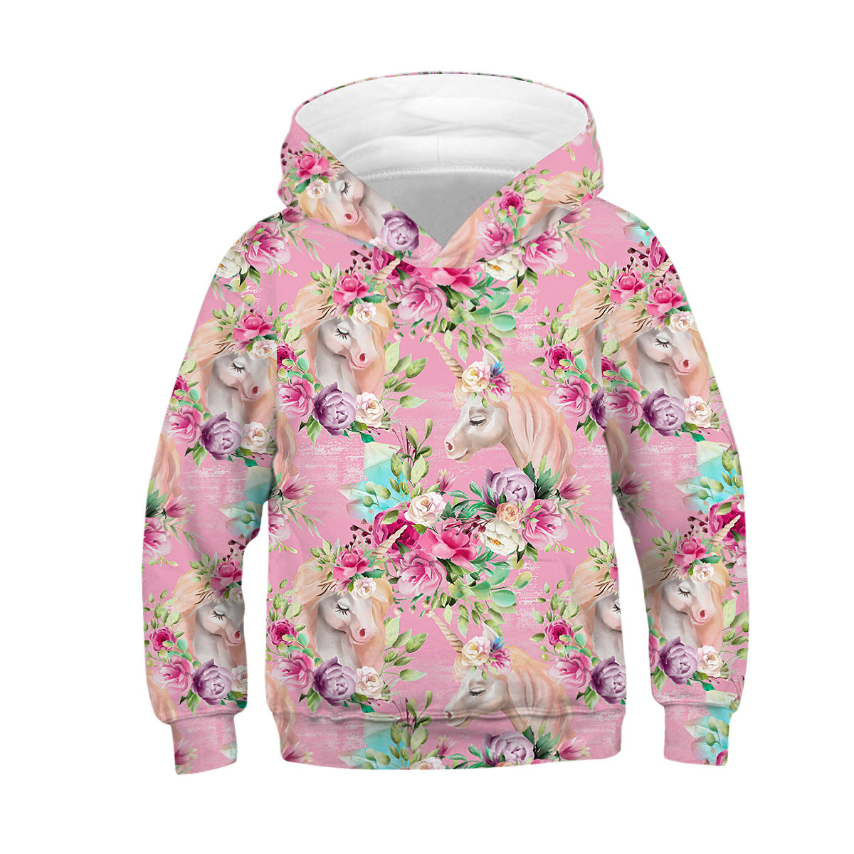Kid Boy Girl 3D Printed Fashion Long Sleeve Autumn Hoodie