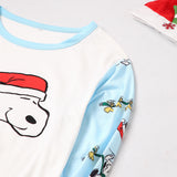 Family Matching Christmas Snoopy Print Pajamas