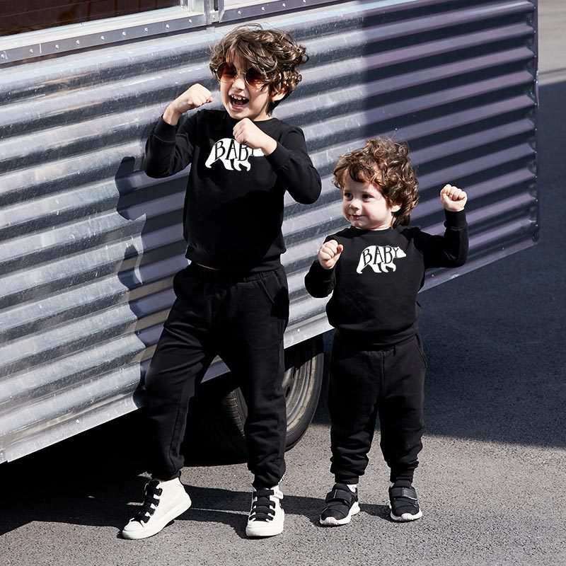 Family Matching Ins Parent-child Long Sleeves Hoodie