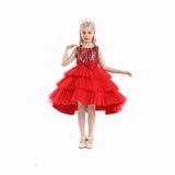 Kid Girl Princess Autumn Sequined Party Dresses