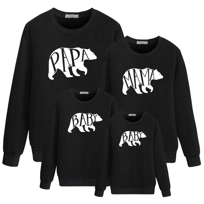 Family Matching Ins Parent-child Long Sleeves Hoodie