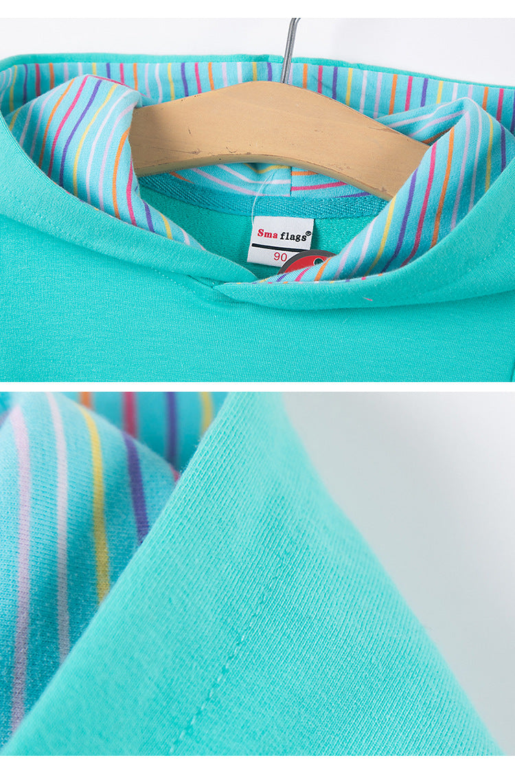 Kid Baby Girl Knitted Hooded Ice Princess Spring Autumn Dress