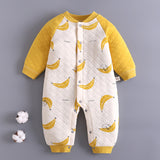 Baby Girl Boy One-piece Autumn Winter Cotton Warm Romper