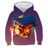 Children Kid 3D Cartoon Print Casual Pullover Hoodie
