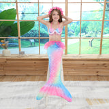 Kid Girl Mermaid Separate Bikini Swimsuit