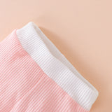 Easter Baby Suit Grid Offset Short Sleeve Rabbit 2 Pcs Sets