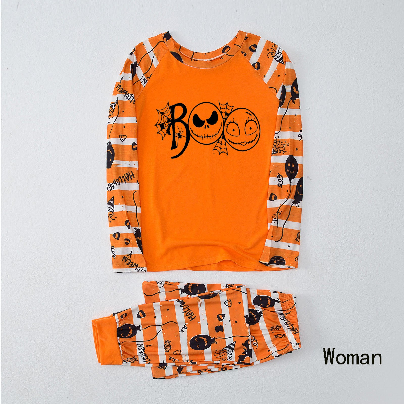 Family Matching Halloween Print Set Parent-child Pajamas