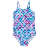 Kid Girls One-piece Swimsuit Mermaid Bathing Beach Swimwear