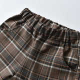 Kid Baby Boys Fall Plaid Suits 3 Pcs Sets