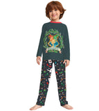 Family Matching Christmas Suit Halloween Cartoon Print Pajamas