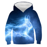 Children Kid 3D Printed Animal Hoodie