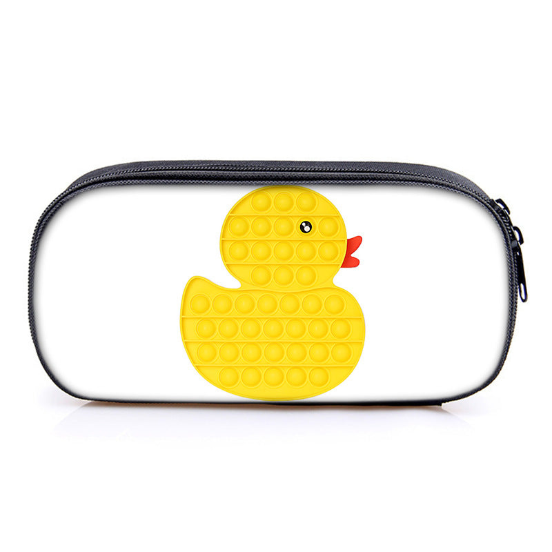 Kid Elementary School Pencil Case Exterminator Writing Bag