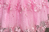 Kid Girl Princess Summer Flower Show Host Pompous Piano Performance Dresses