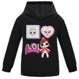 Kid Baby Surprise Doll Fashion Cartoon Girls Long-sleeved Casual Hoodie