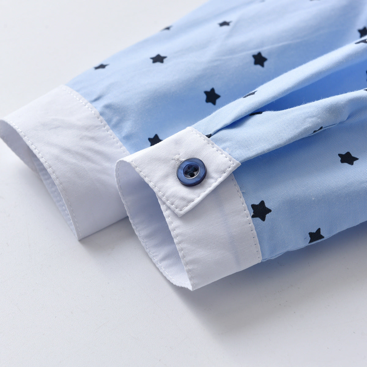 Baby Boy Suit Long Sleeve Halter Overalls 4 Pcs Sets