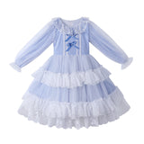 Kid Baby Girls Lolita Princess Flower Dress