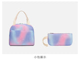 Kid Gradient Rainbow School Bag Large Capacity Backpack 3 Pcs Sets