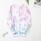 Family Matching Mother-daughter Tie-dye Top Trendy New Hoodie
