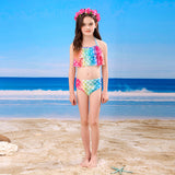 Kid Girl Mermaid Tail Spring Swimsuit