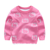 Kid Baby Girl Knit Pullover Autumn Christmas Jacquard Sweater