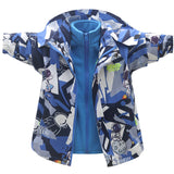 Kid Boy Stormcoat 3-in-1 Detachable Extra-thick Autumn Outdoor Windbreaker Coats