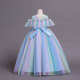Kid Girl Princess Christmas Dream Gauze Performance Dresses