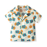 Kids Baby Floral Brother and Sister Family Matching Outfits 2 Pcs