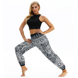 Family Matching Yoga Pants Trend Digital Printing Parent-child Dresses