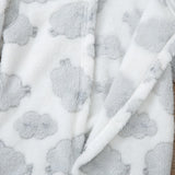 Baby Girl Boy One-piece Wrap Foot Winter Cashmere Lamb Rompers