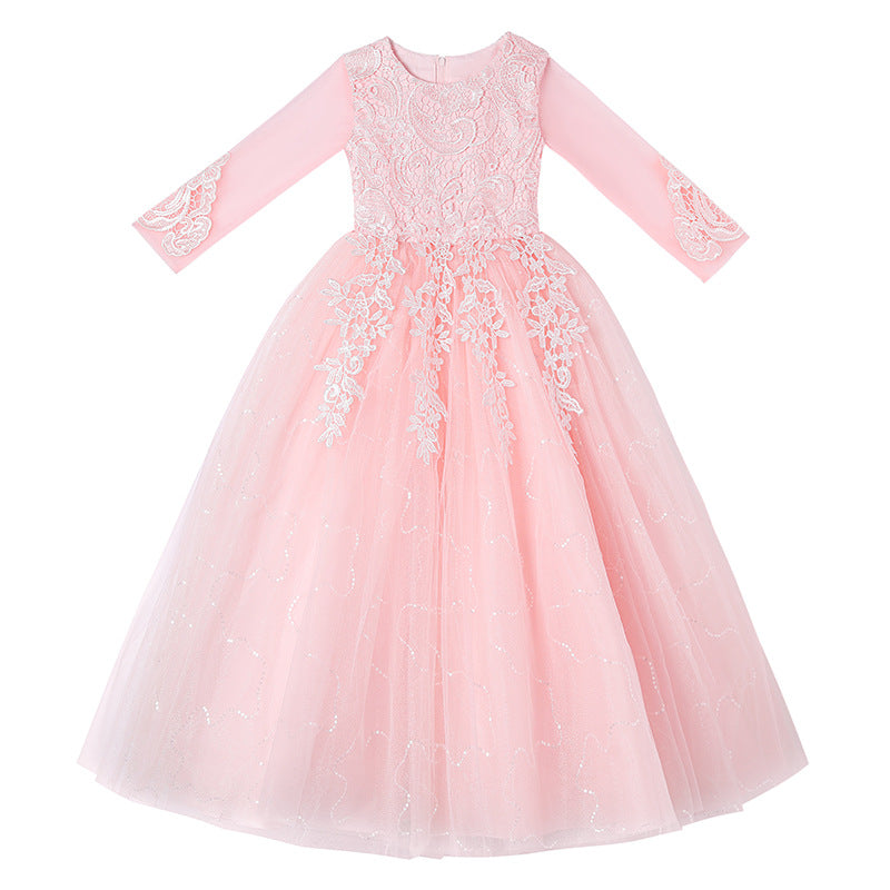 Kid Girl Autumn Spring Princess Formal Dresses