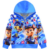 Kid Baby Boy Girl Dog Patrol Team Woof Zipper Hooded Cartoon Coats