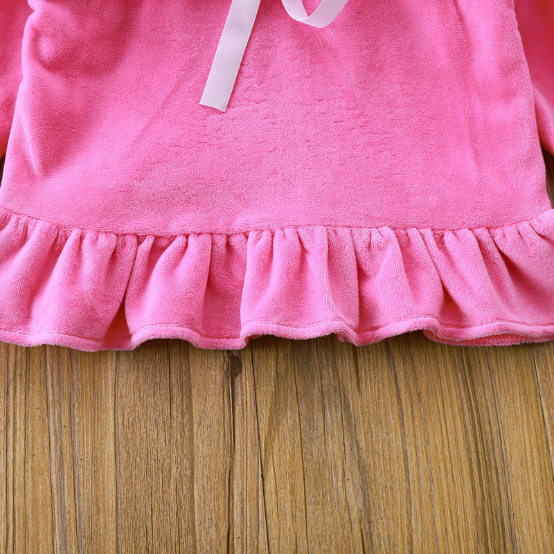 Kid Baby Girl Sleepwear Long Sleeve Homewear Nightgown Pajamas