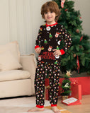 Family Matching Baby Dog Alphabet Christmas Parent-child Pajamas