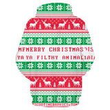 Kids Boy Girl 3D Christmas Snowflake Printing Hoodie