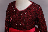 Kid Girl Princess Host Sequin Gauze Wedding Pompous Dresses