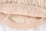 Ins Kid Baby Girls Cute Hooded Cape Knitted Pullover Sweater