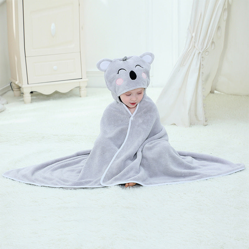 Kid Baby Summer New Cartoon Bath Towel Pajamas