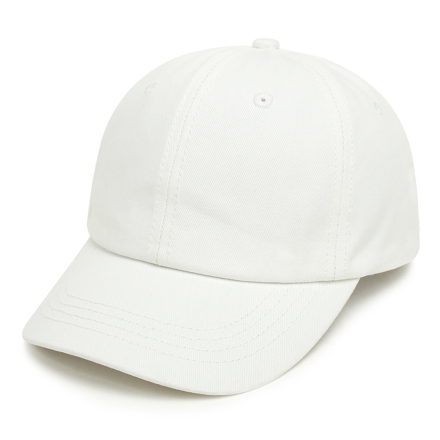 Spring Summer Kid Baby Baseball Cap Solid Color Cotton Casual Adjustable Sun Hat