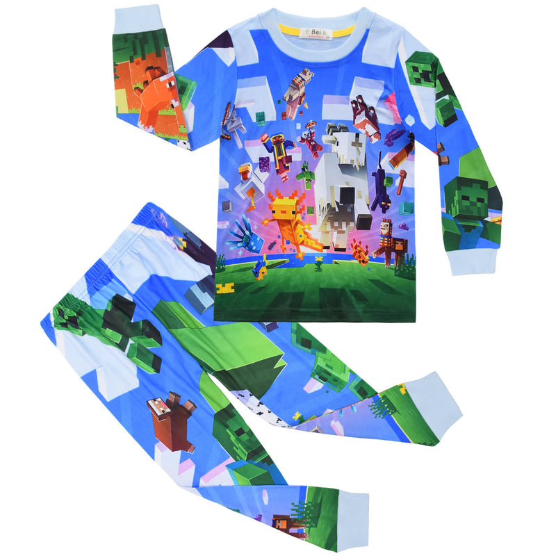 Kid Boy Autumn Long Sleeve Suit Home Pajamas