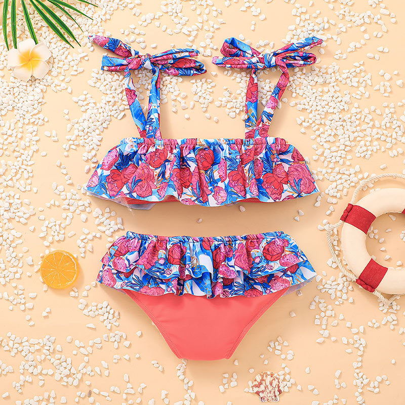 Kid Baby Bikini Swimming Summer Fashion Halter Briefs Swimsuit