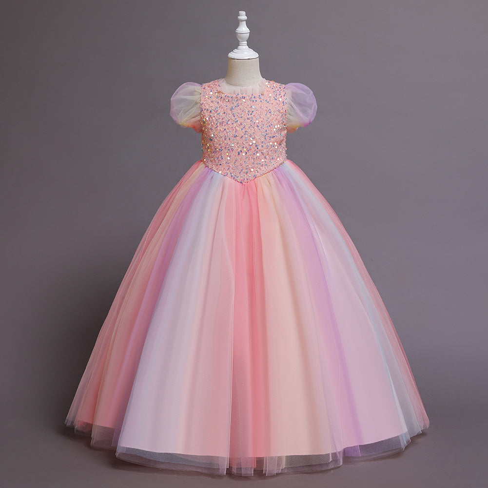 Kid Girl Christmas Princess Dress
