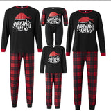 Family Plaid Cotton Parent-child Christmas Home Pajama Set