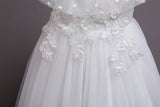 Kid Girl Princess Fashionable Pompous Gauze Flower Wedding Piano Dresses
