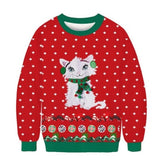 Kid 3D Printed Round Neck Christmas Fashion Hoodie