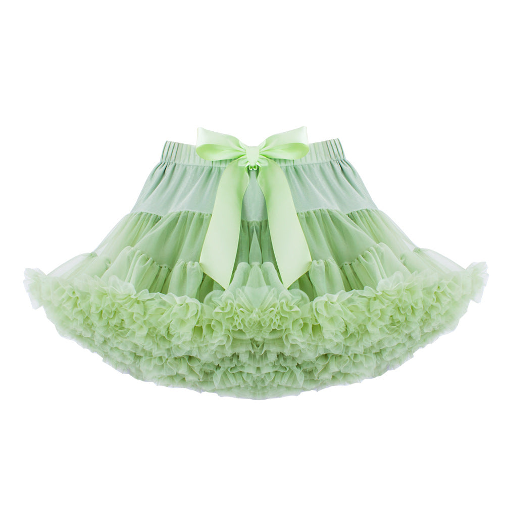 Kid Baby Girl Gauze Princess Autumn Winter Skirt