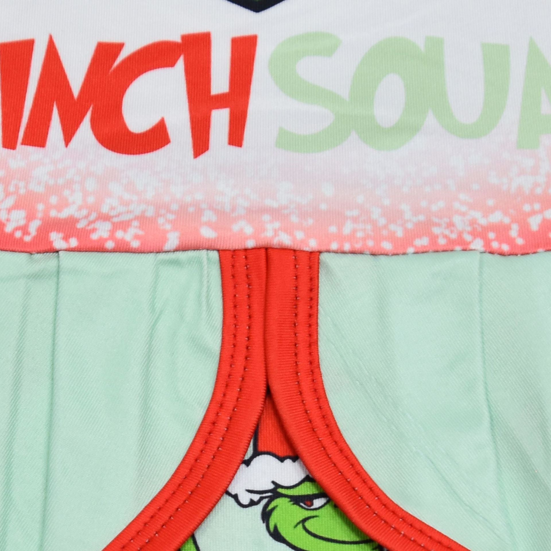 Kid Girls Long-sleeved Christmas Thief Green Sulley Grinch Dresses