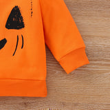 Kid Baby Girls Halloween Pumpkin Shirts Top