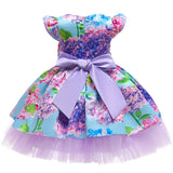 Kid Baby Girl Embroidery Ball Christmas Performance Gauze Dresses