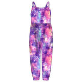 Kid Baby Girl Jumpsuit Long Suspenders Loose Pants